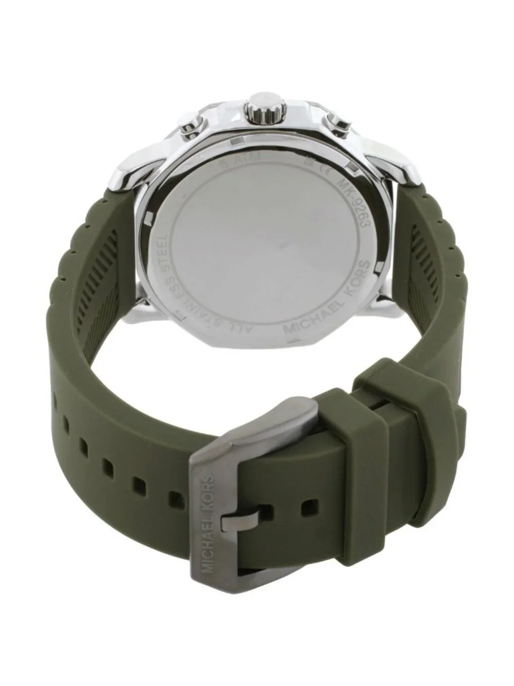 NWT Michael Kors Prescott Chronograph Quartz Green Dial Men's Watch